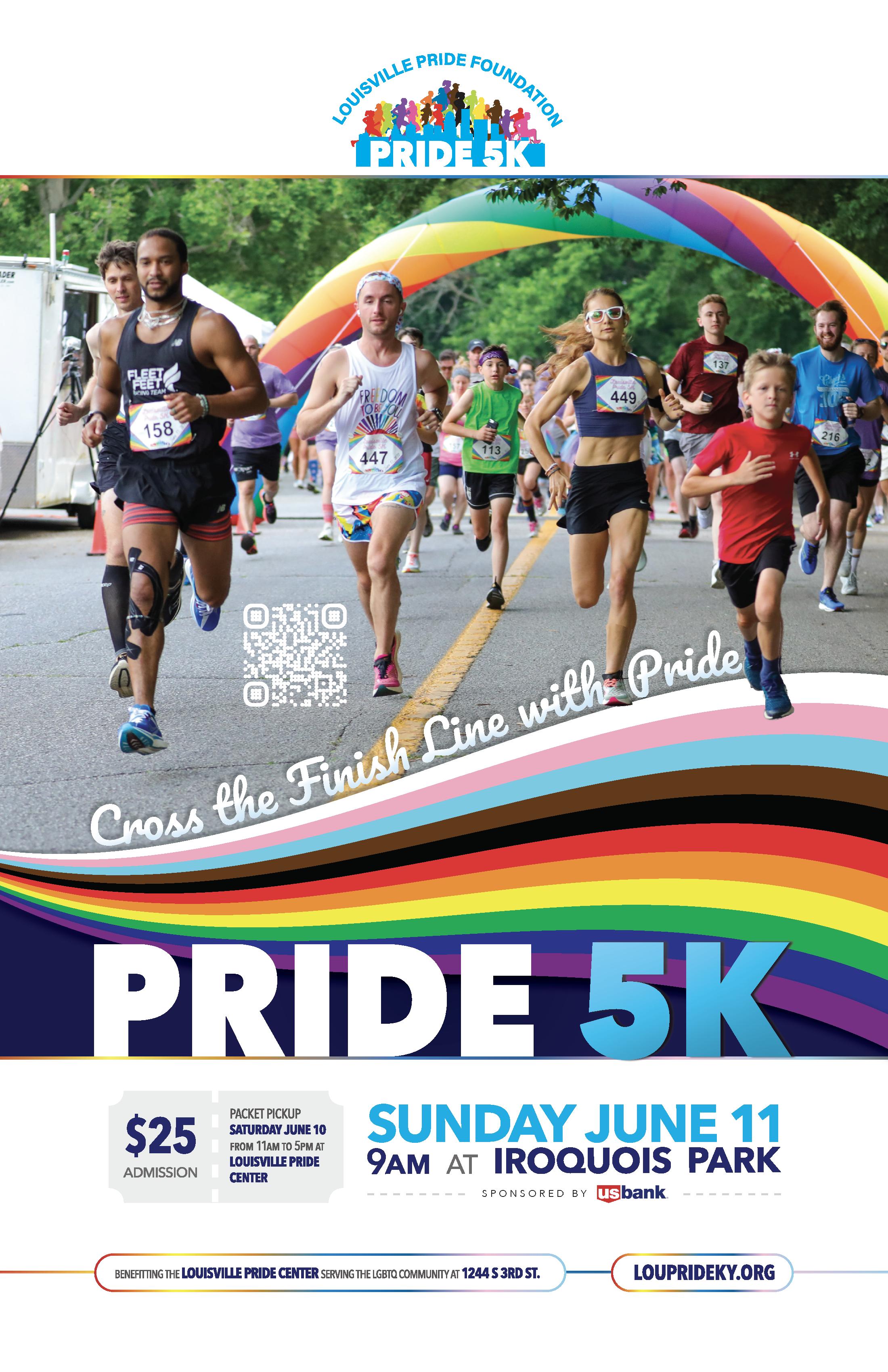 Pride 5K 2023 — event poster