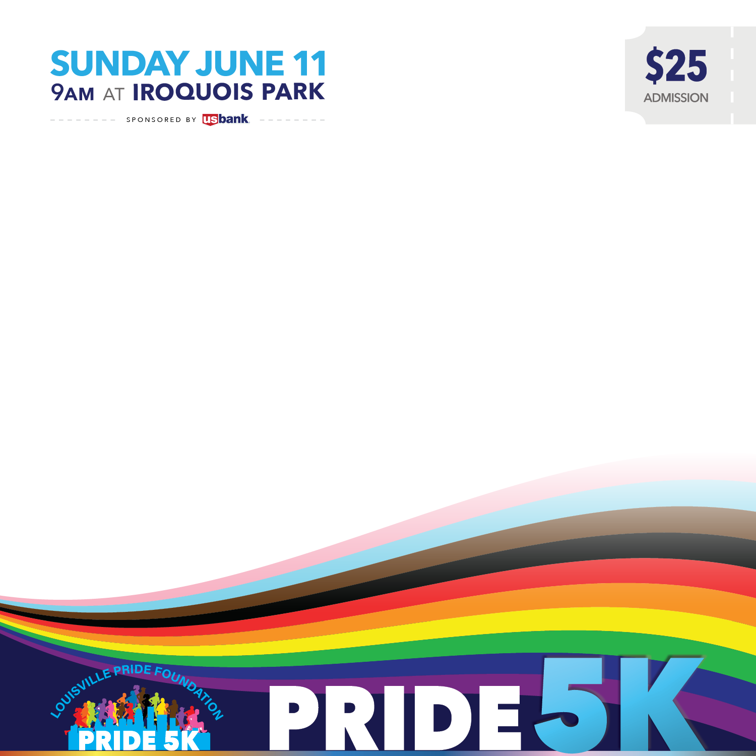 Pride 5K 2023 — social media template 1