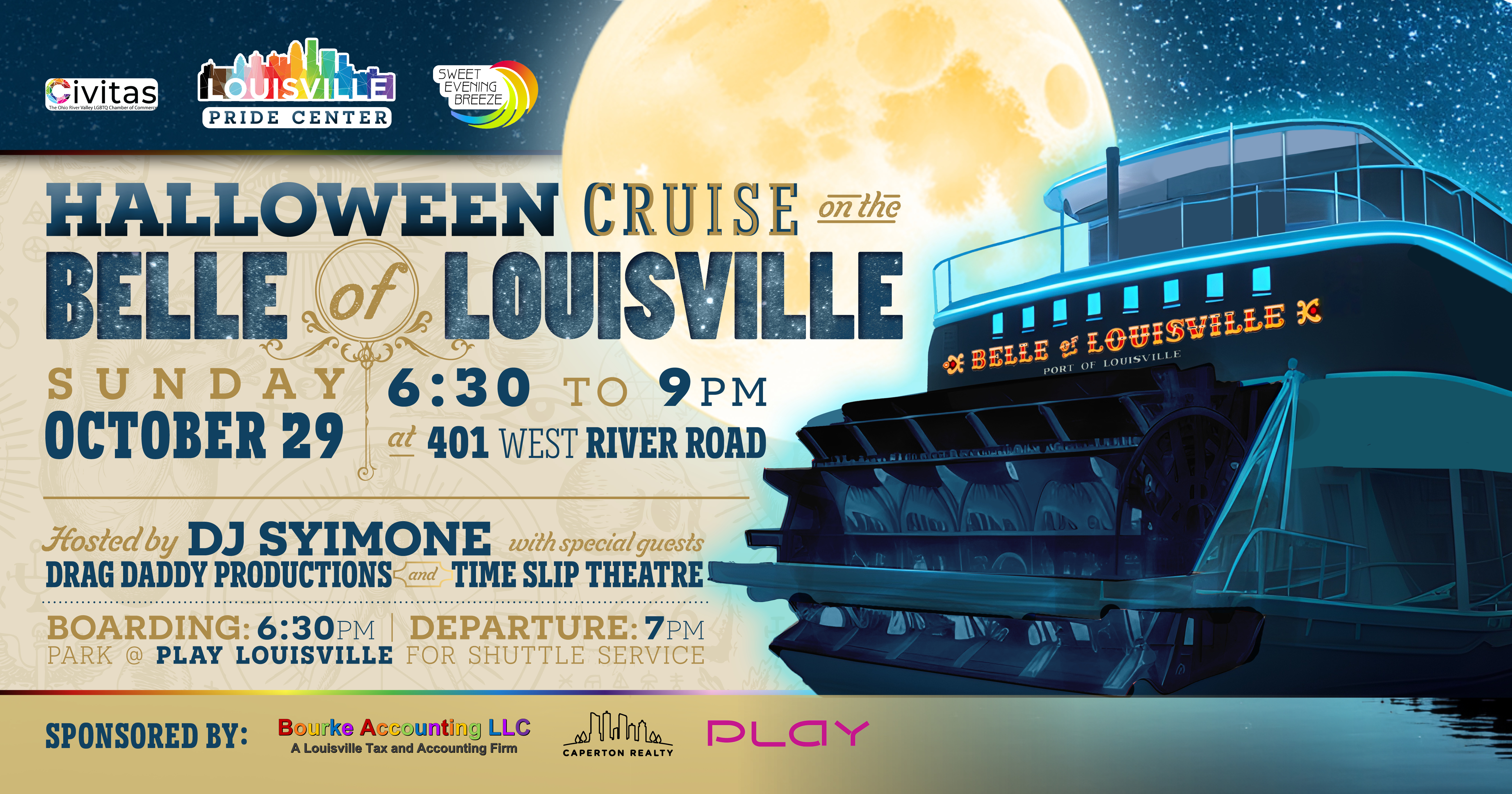 Belle Cruise 2023 — Facebook timeline graphic
