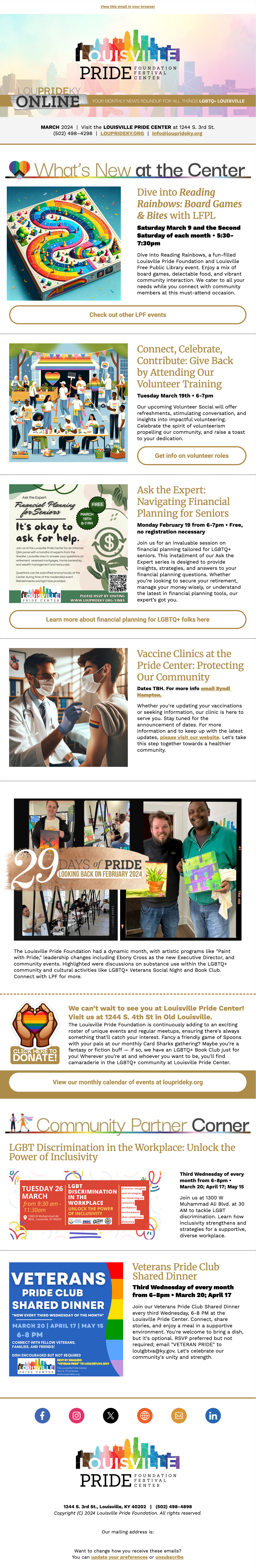 LPF email newsletter — March 2024