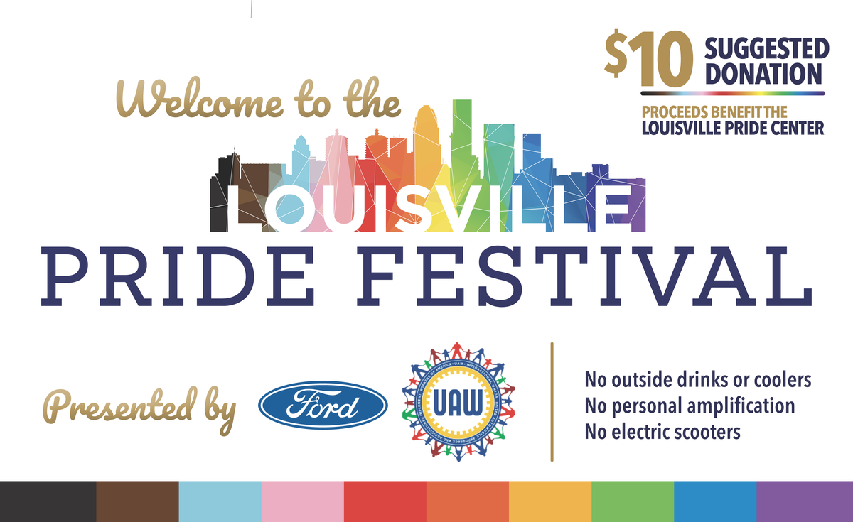 Festival welcome sign