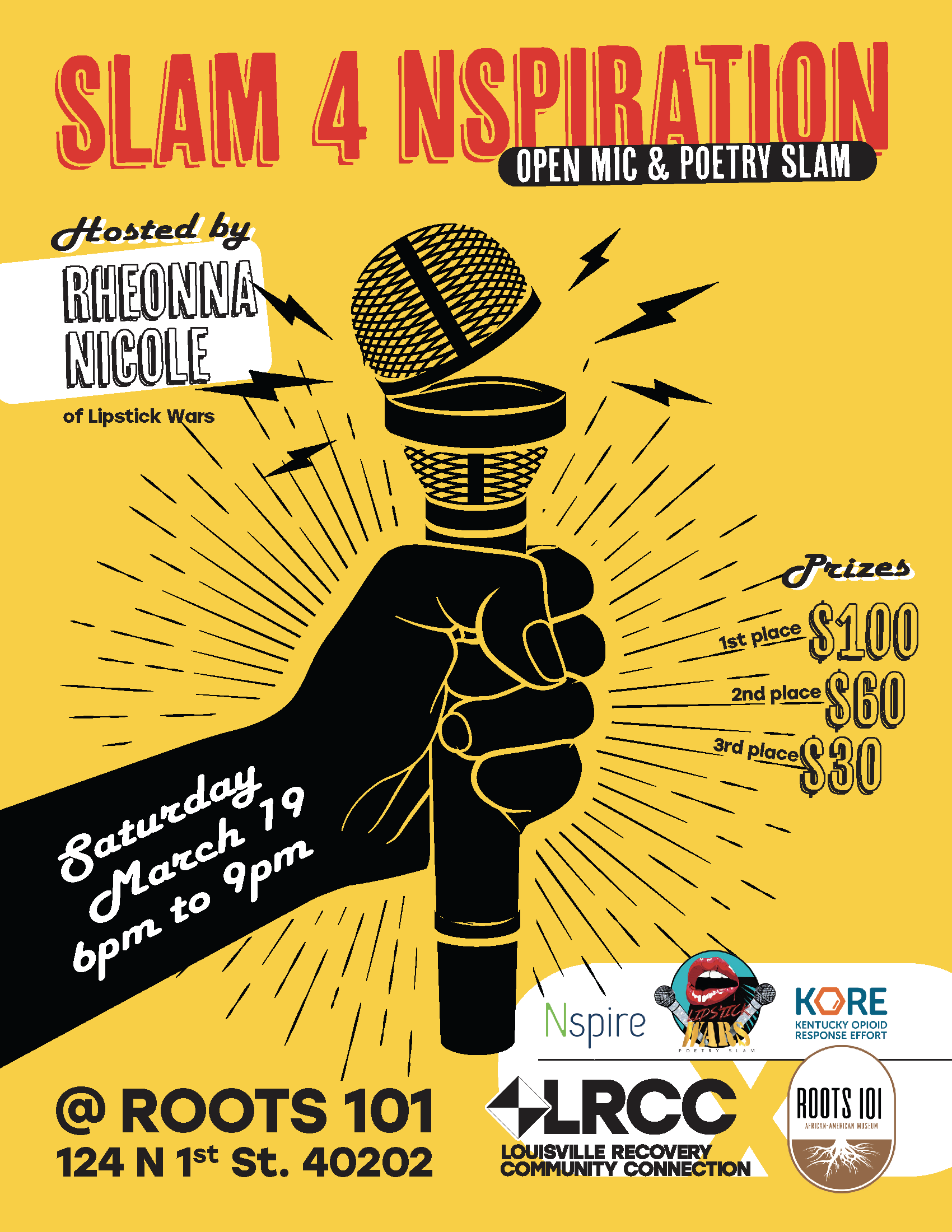 Nspire — poetry slam flyer