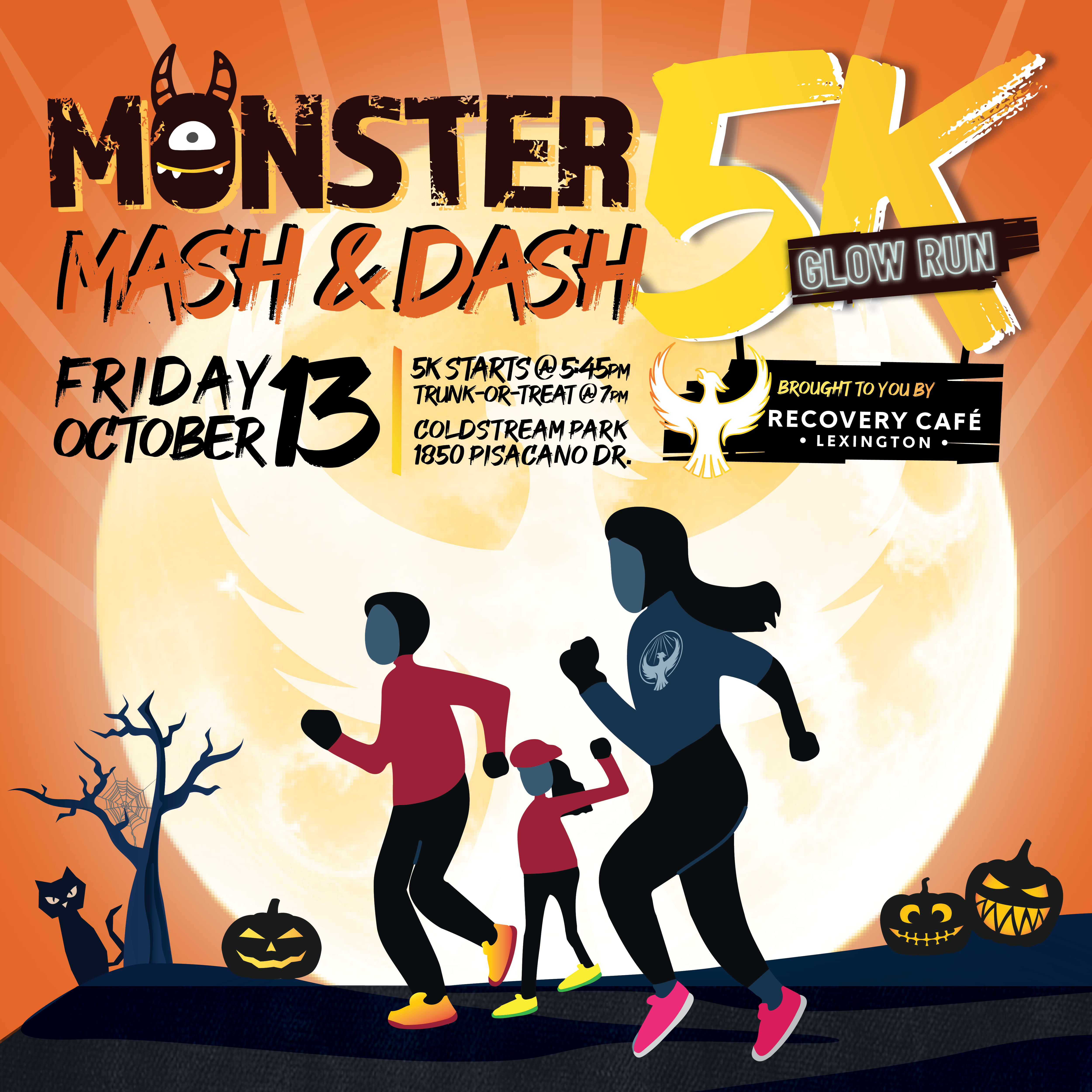Recovery Café Lexington — Monster Mash 5K Facebook timeline post
