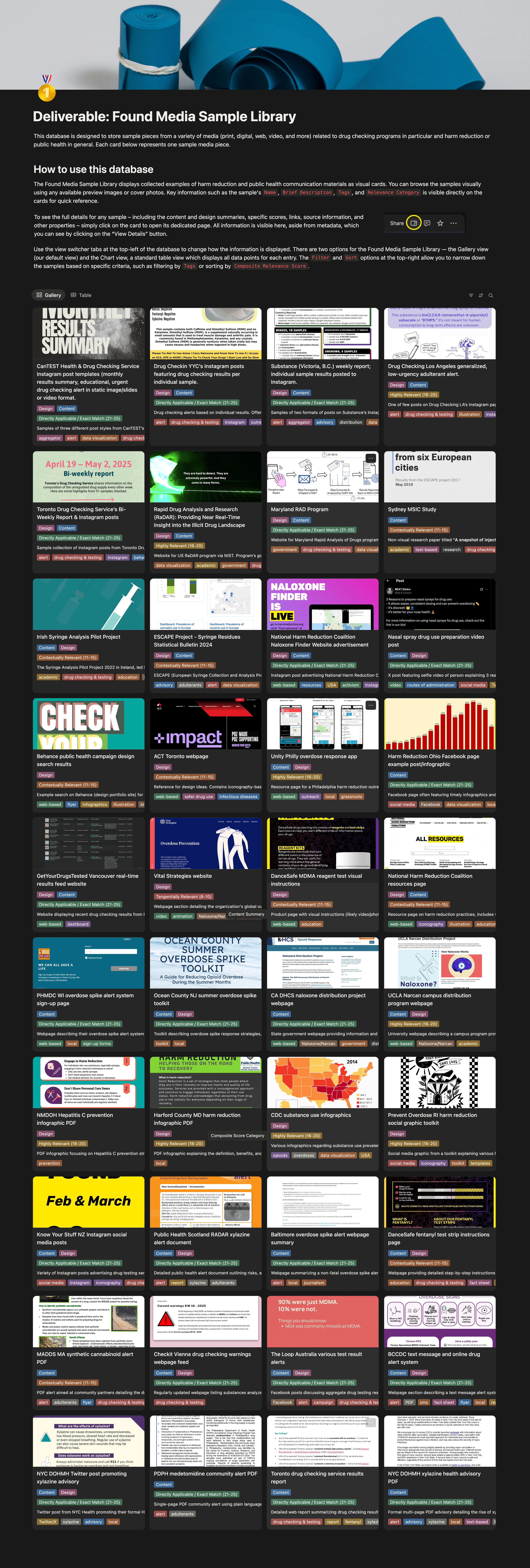 Notion Found Media Gallery — UK Harm Reduction Hub