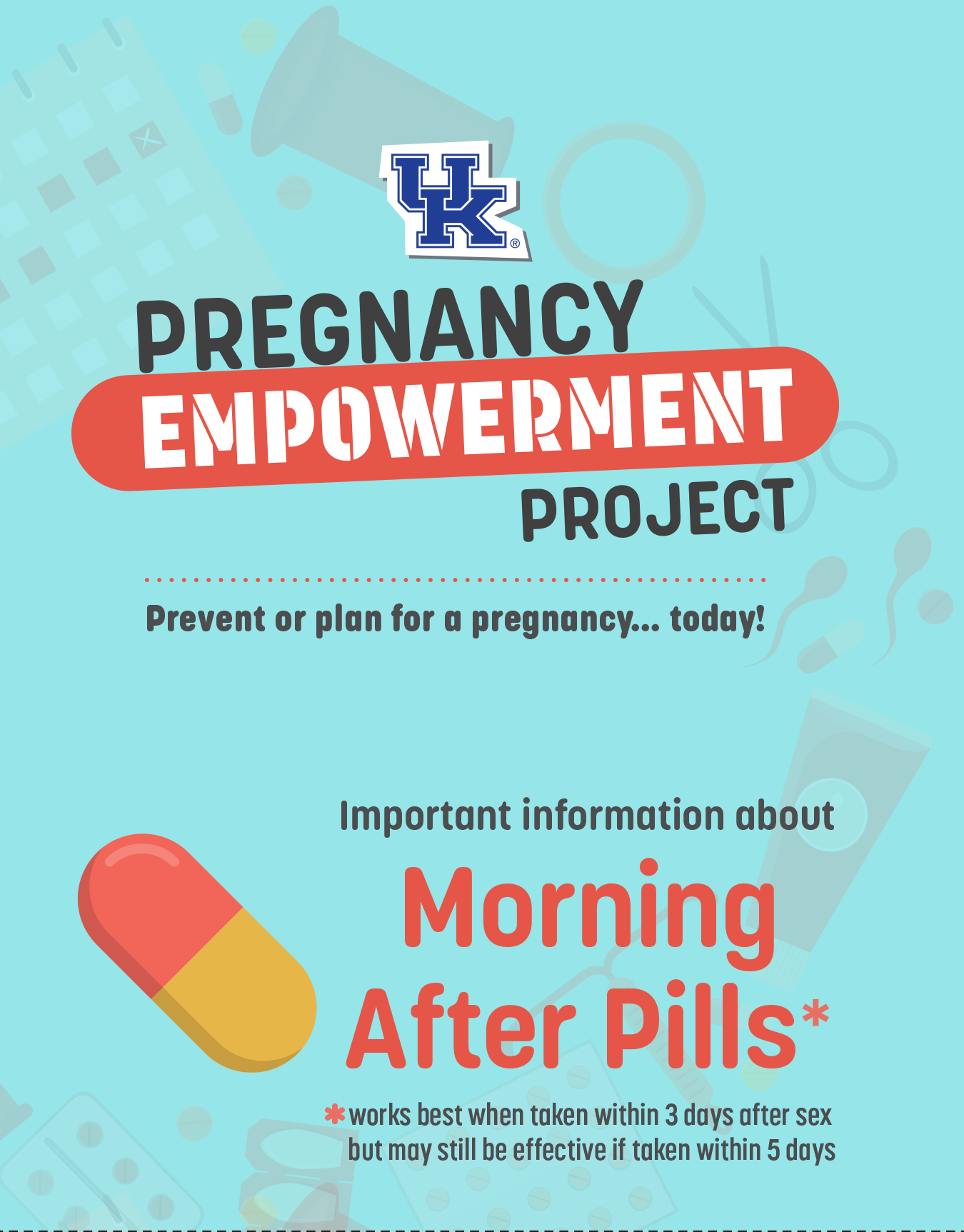 UK PEP booklet insert — Morning After Pills, page 1