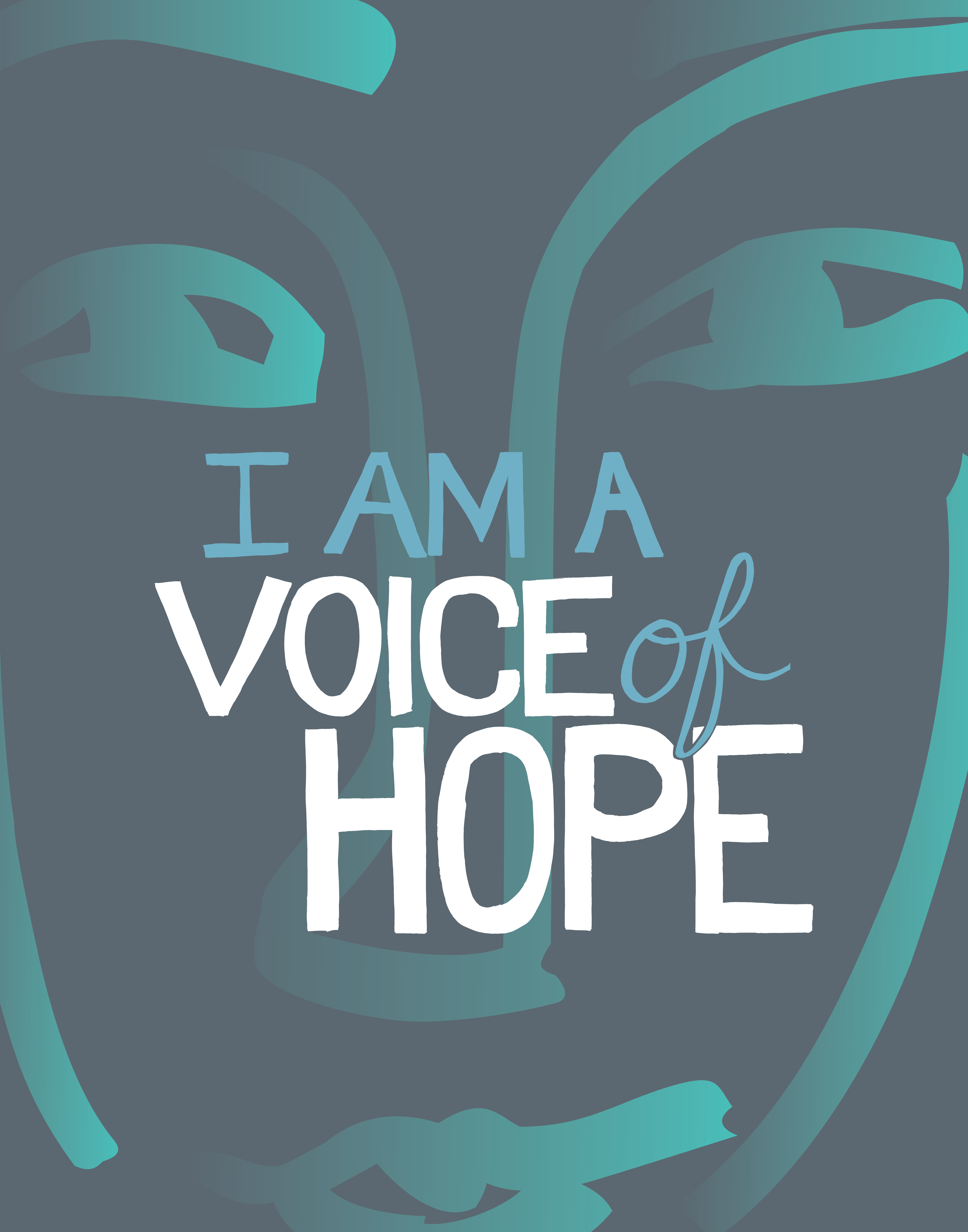 Voices of Hope — 'I Am a Voice of Hope' poster